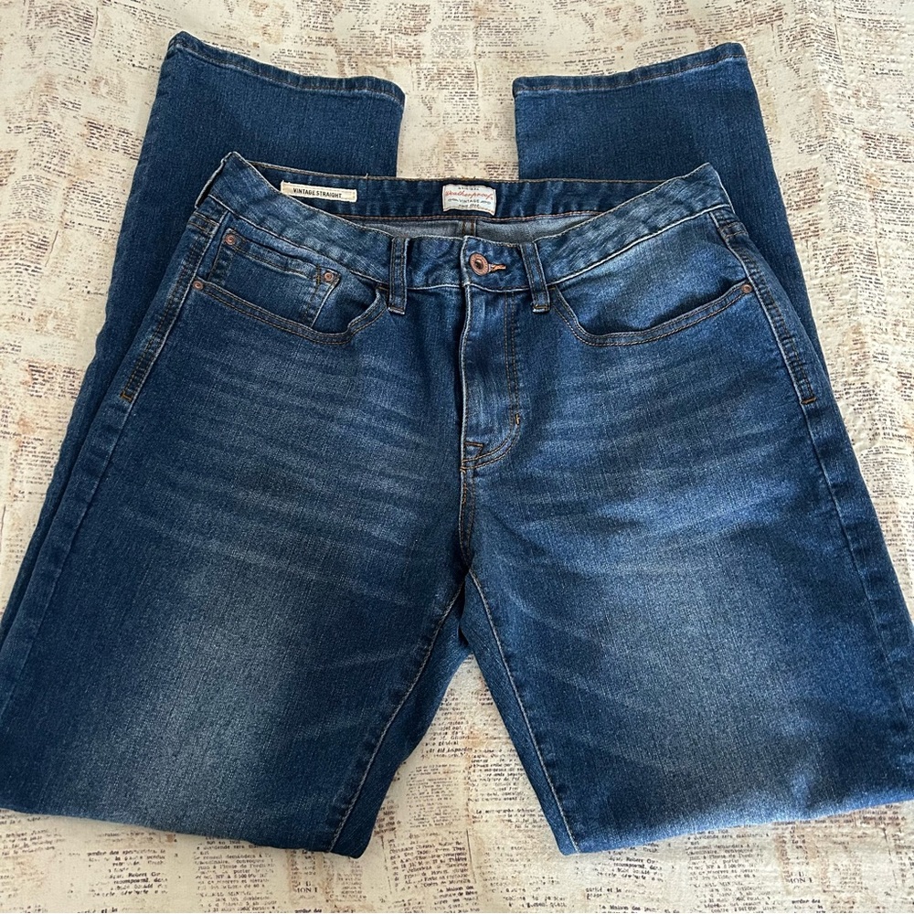 Weatherproof vintage blue jeans, vintage straight 32x32 great condition